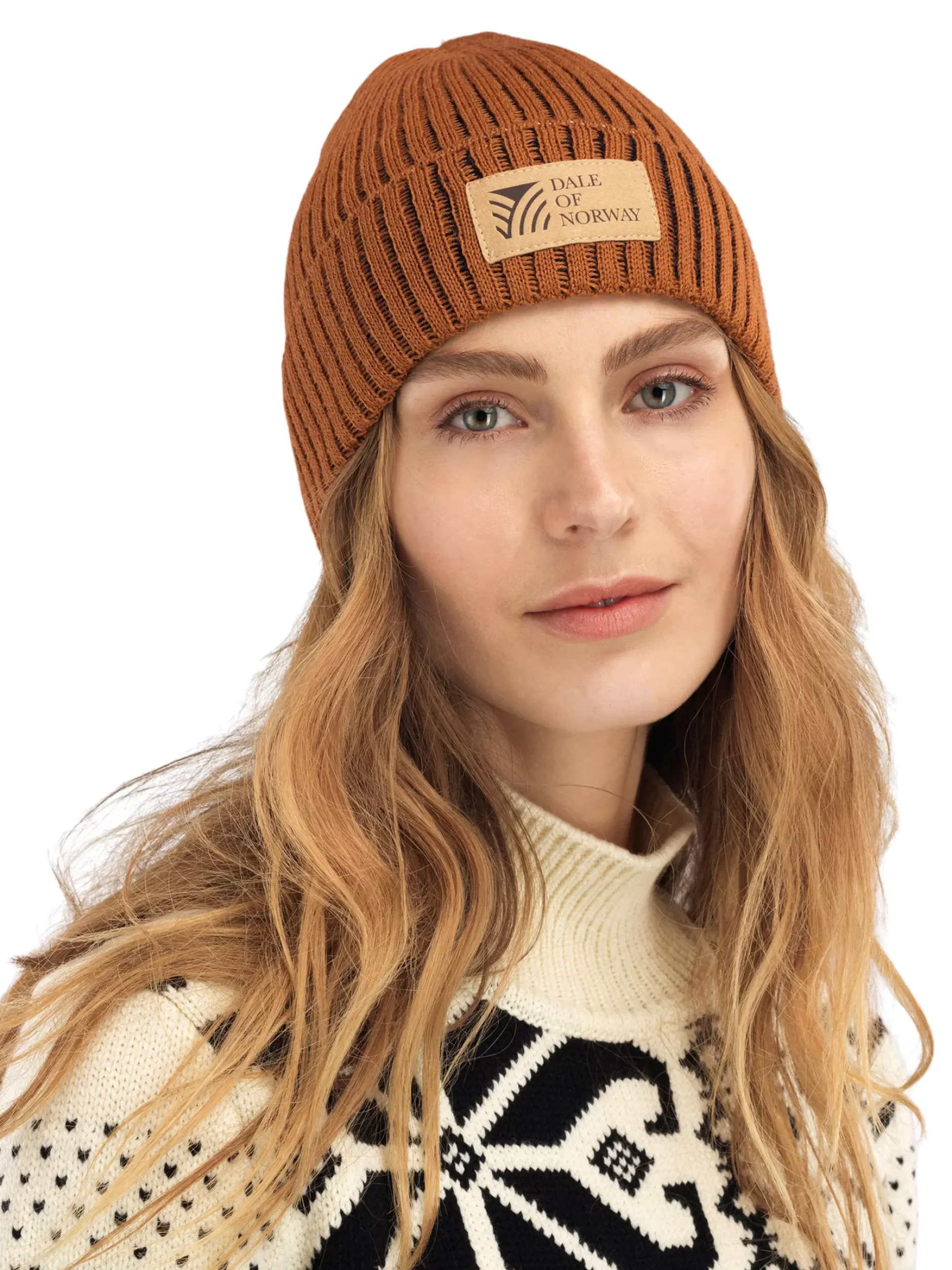 Store Dale of Norway Alvoy Lue Norsk Ull Brun