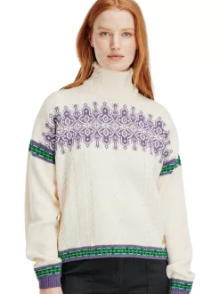 Flash Sale Dale of Norway Aspoy Ullgenser Dame Offwhite Mork Lilla