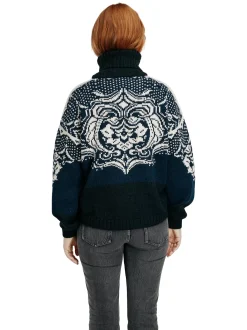Cheap Dale of Norway Blomdalen Genser Alpakka Sort