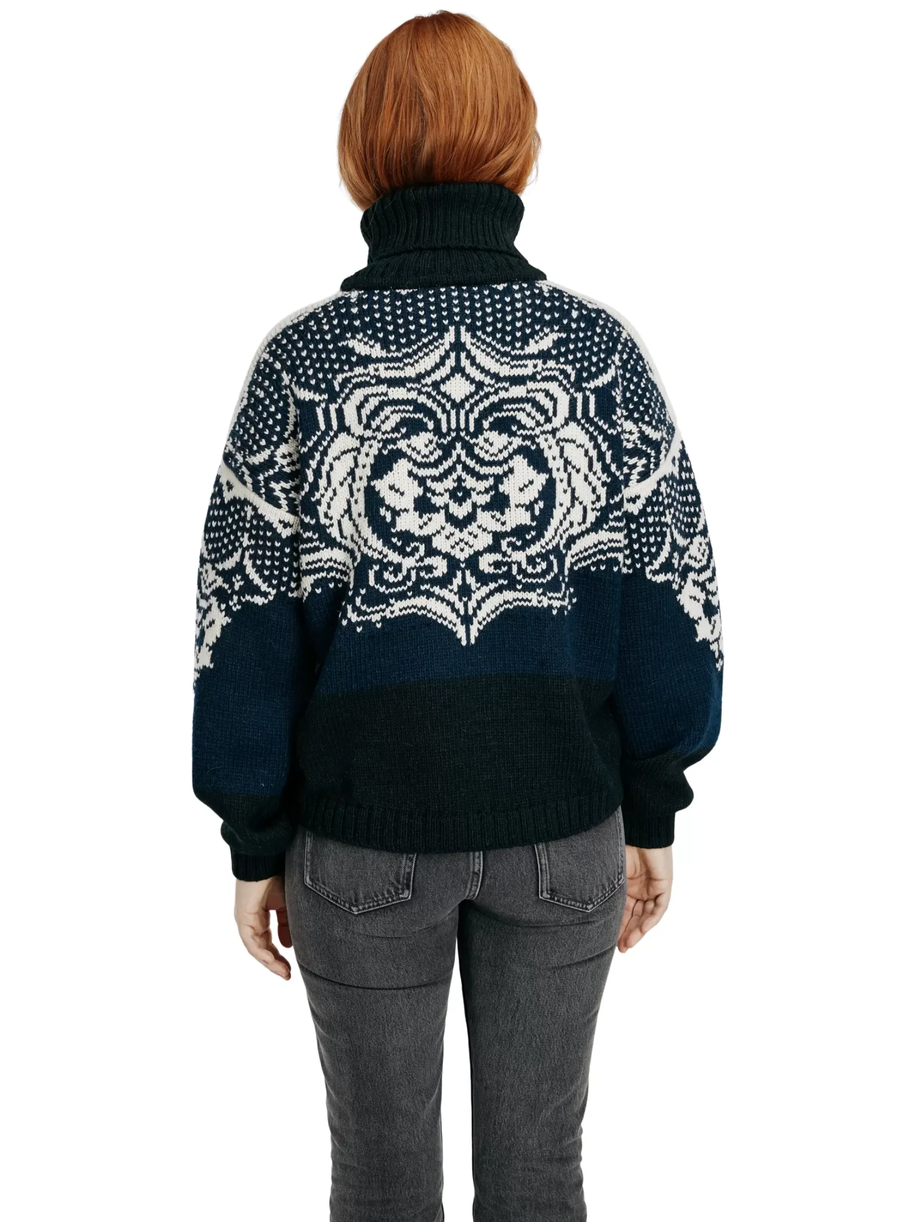 Cheap Dale of Norway Blomdalen Genser Alpakka Sort