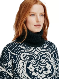 Cheap Dale of Norway Blomdalen Genser Alpakka Sort