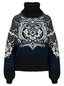 Cheap Dale of Norway Blomdalen Genser Alpakka Sort