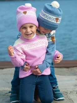 Shop Dale of Norway Cortina Ullgenser Barn Merino Rosa