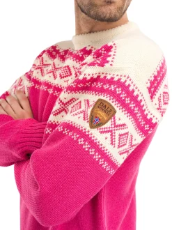 Hot Dale of Norway Cortina 1956 Unisex Genser - Norsk Ull Rosa