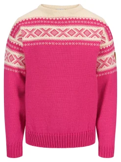 Hot Dale of Norway Cortina 1956 Unisex Genser - Norsk Ull Rosa