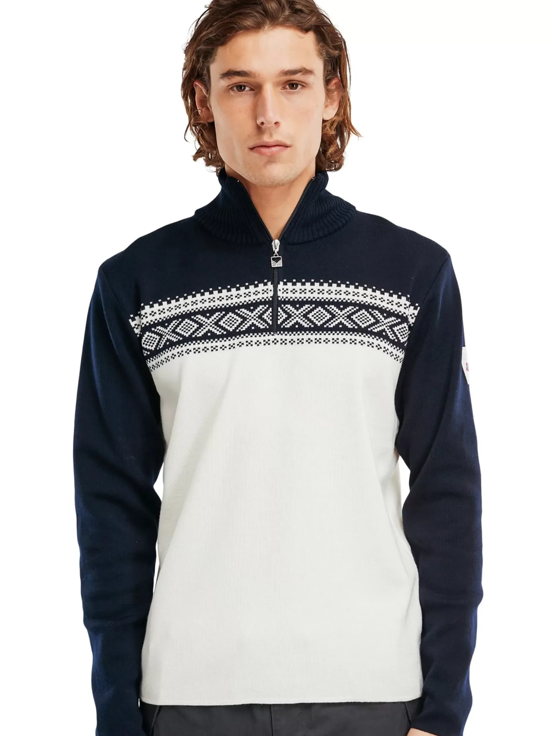 Shop Dale of Norway Dalestolen Merino Ullgenser Herre Offwhite