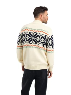Online Dale of Norway Falkeberg Herregenser Offwhite Sort