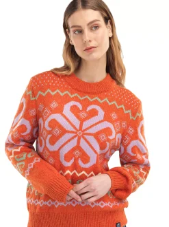 Flash Sale Dale of Norway Falkeberg Ullgenser Dame Orange Lavender