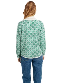 Cheap Dale of Norway Firda Ullgenser - Merino Lys Gronn / Offwhite
