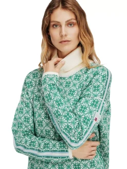 Cheap Dale of Norway Firda Ullgenser - Merino Lys Gronn / Offwhite