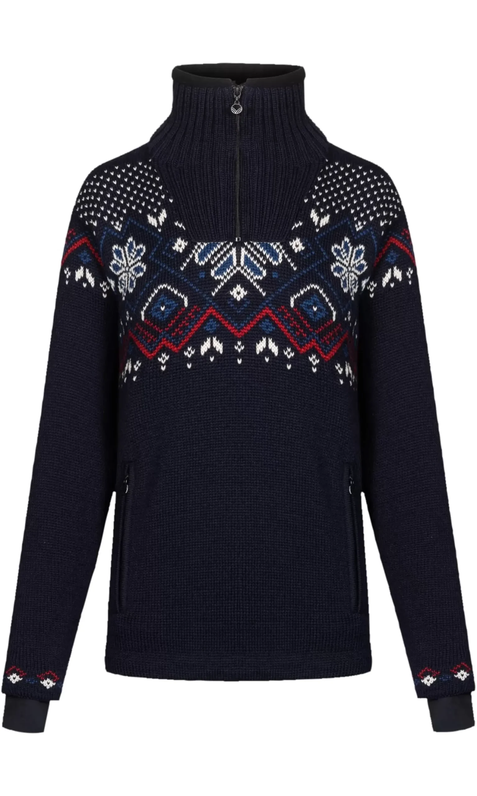 New Dale of Norway Fongen Ullgenser - Vindstopper Mork Bla