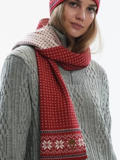 New Dale of Norway Garmisch Ullskjerf Merino Unisex Rod