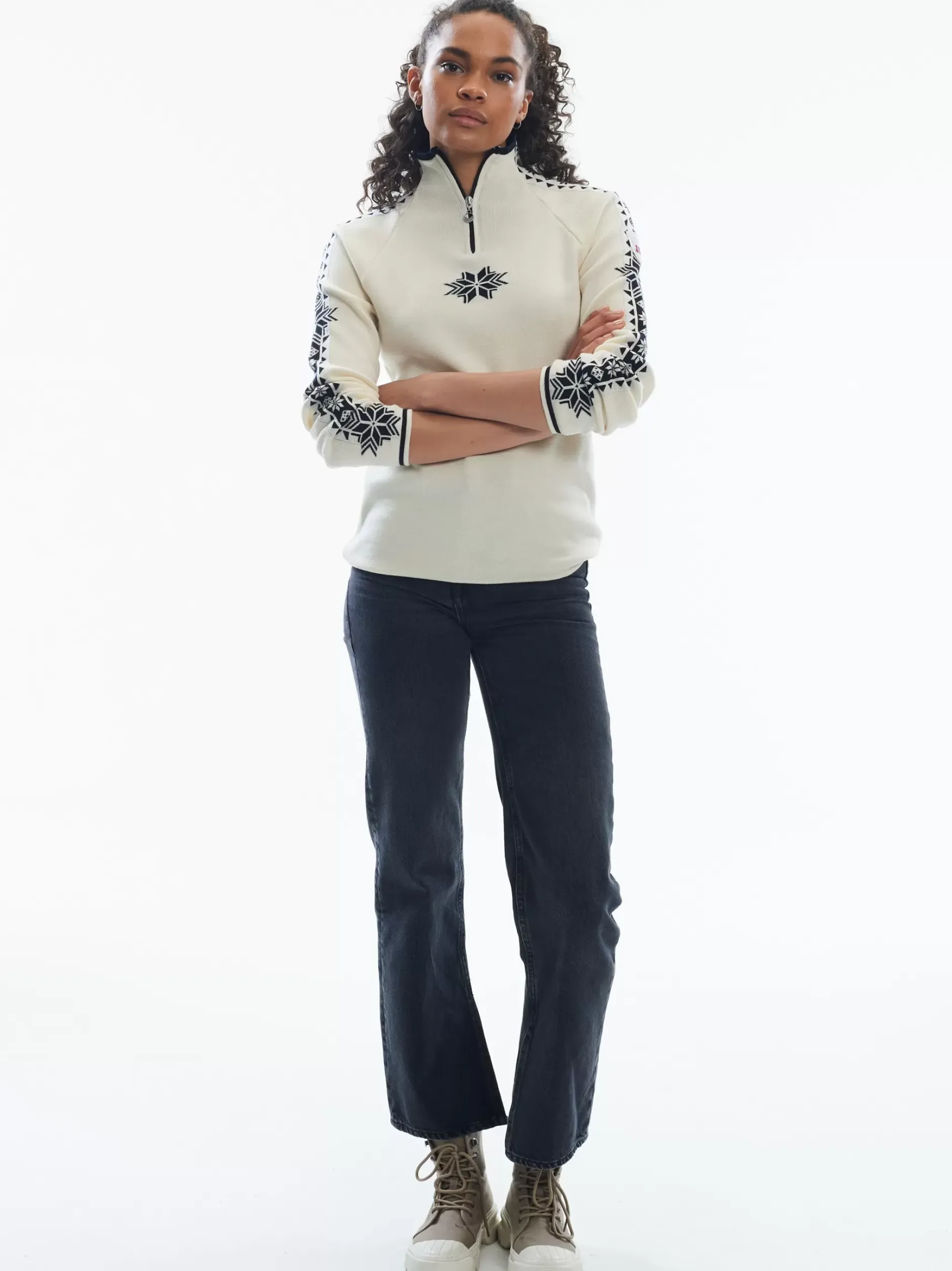 Cheap Dale of Norway Geilo Ullgenser - Merino Hvit