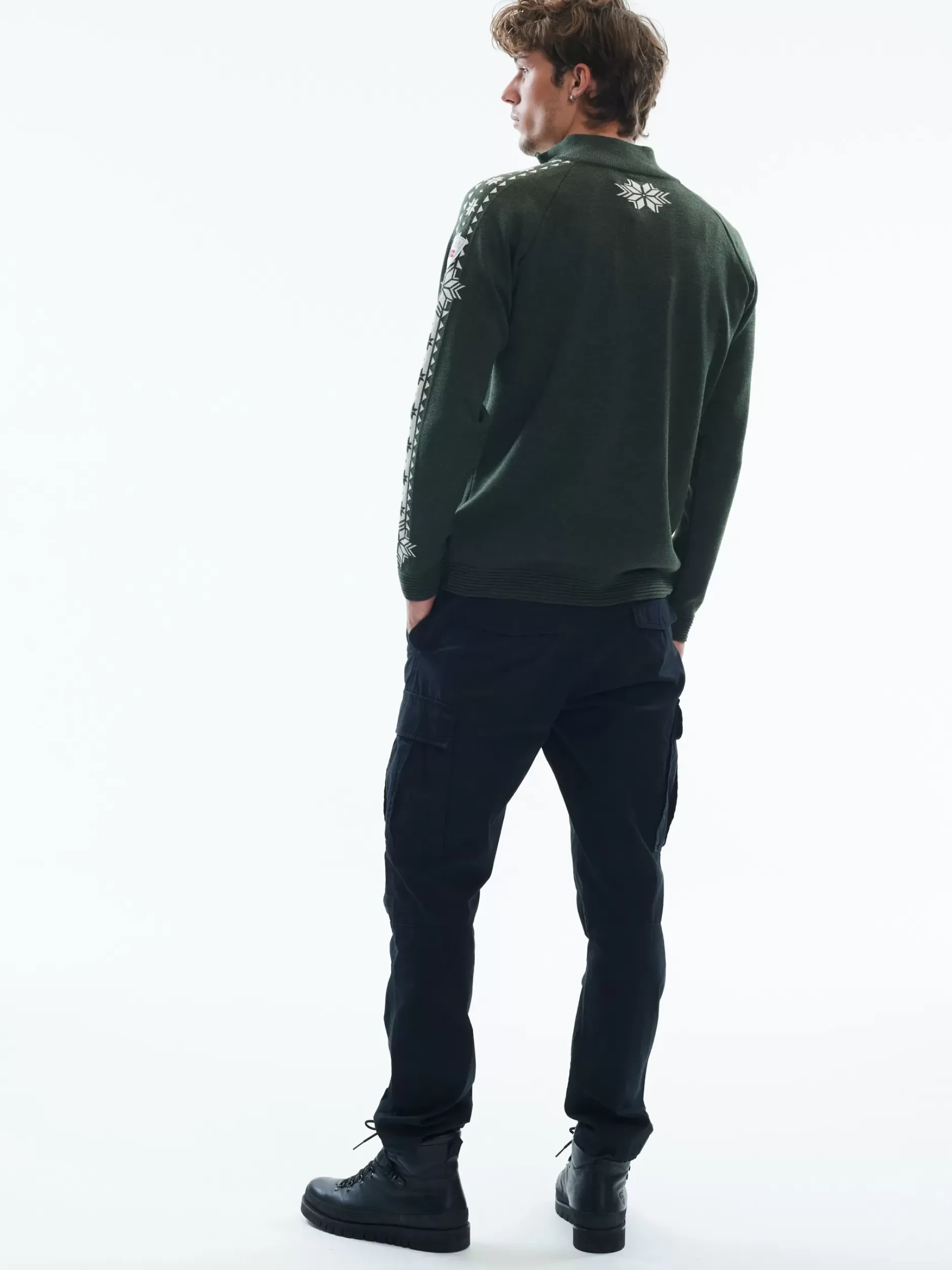 New Dale of Norway Geilo Ullgenser - Merino Mork Gronn