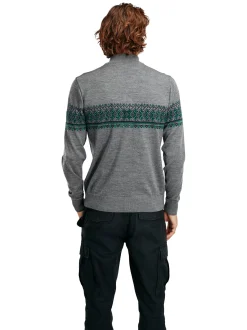 Clearance Dale of Norway Hovden Ulljakke Merino Gra / Lys Gronn