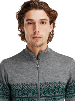 Clearance Dale of Norway Hovden Ulljakke Merino Gra / Lys Gronn