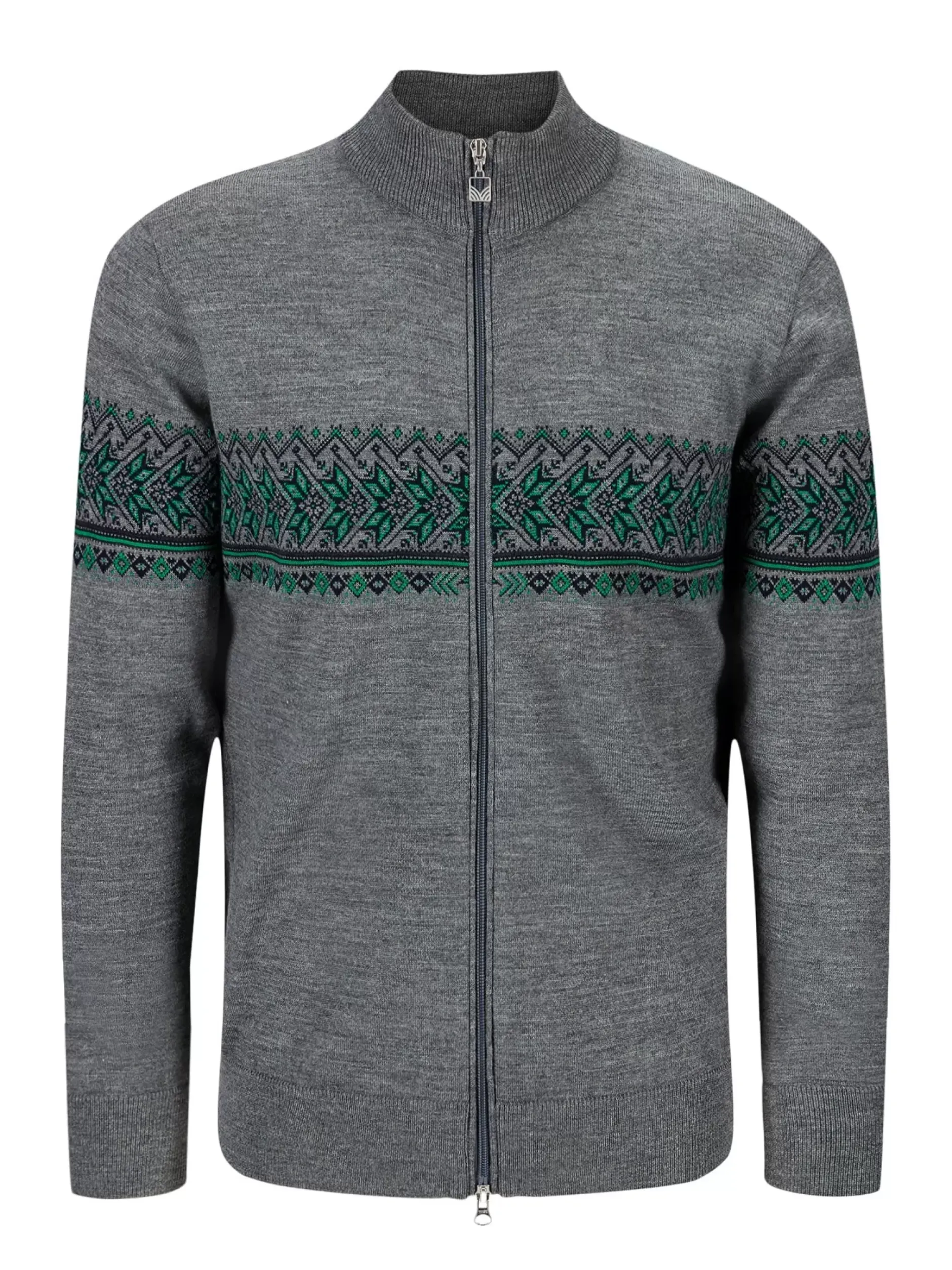 Clearance Dale of Norway Hovden Ulljakke Merino Gra / Lys Gronn