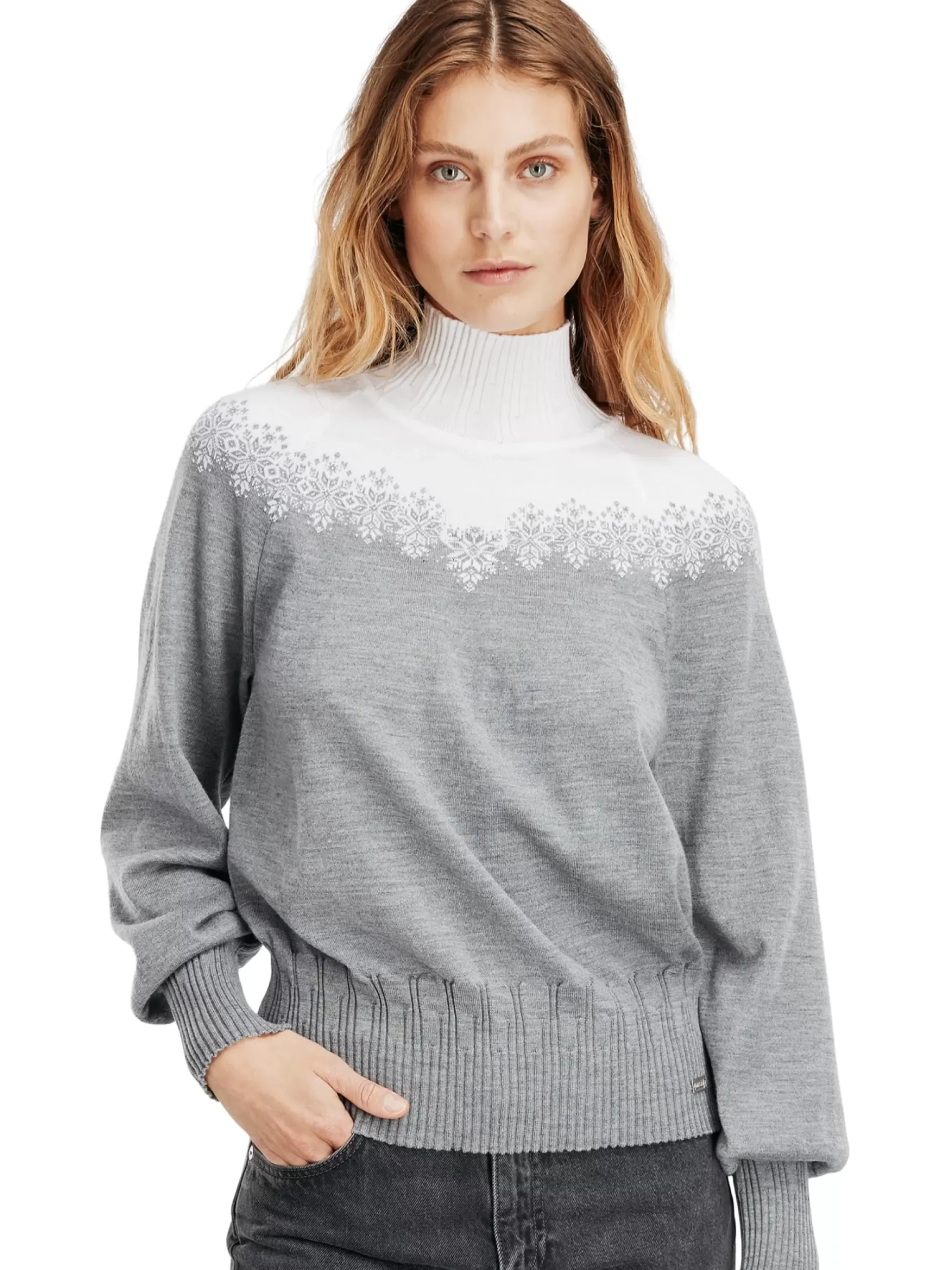 Outlet Dale of Norway Isfrid Merino Ullgenser Dame Gra