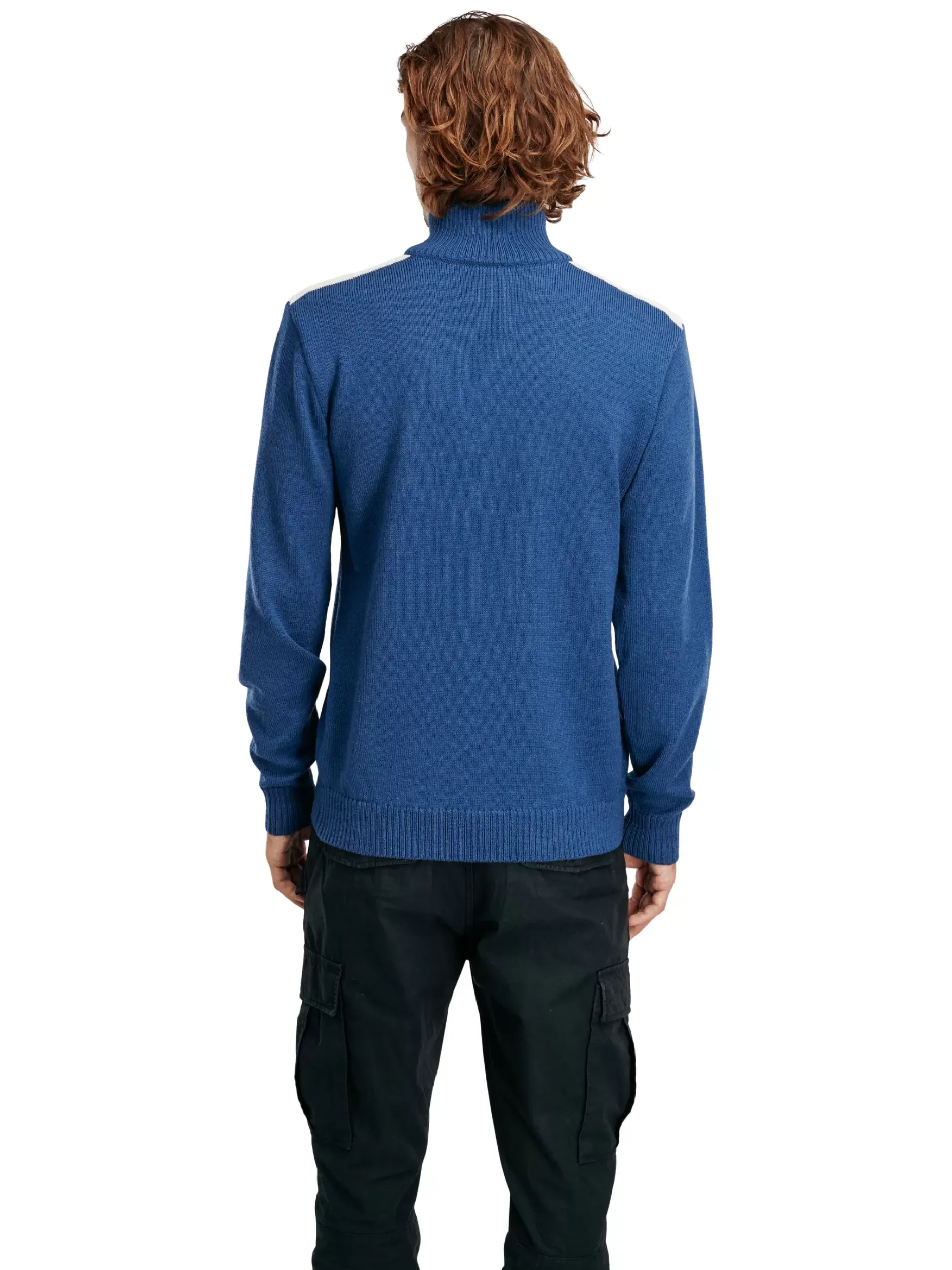 New Dale of Norway Lahti Ullgenser Indigo - Lys Gra - Offwhite