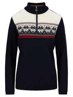 Sale Dale of Norway Liberg Damegenser Mork Bla