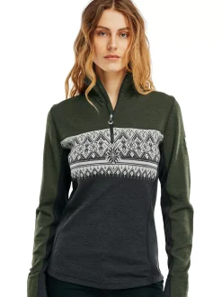 Discount Dale of Norway Moritz Basic Ullgenser Merino Mork Gronn/ Offwhite