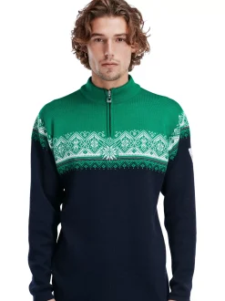 New Dale of Norway Moritz Ullgenser Mork Bla / Lys Gronn