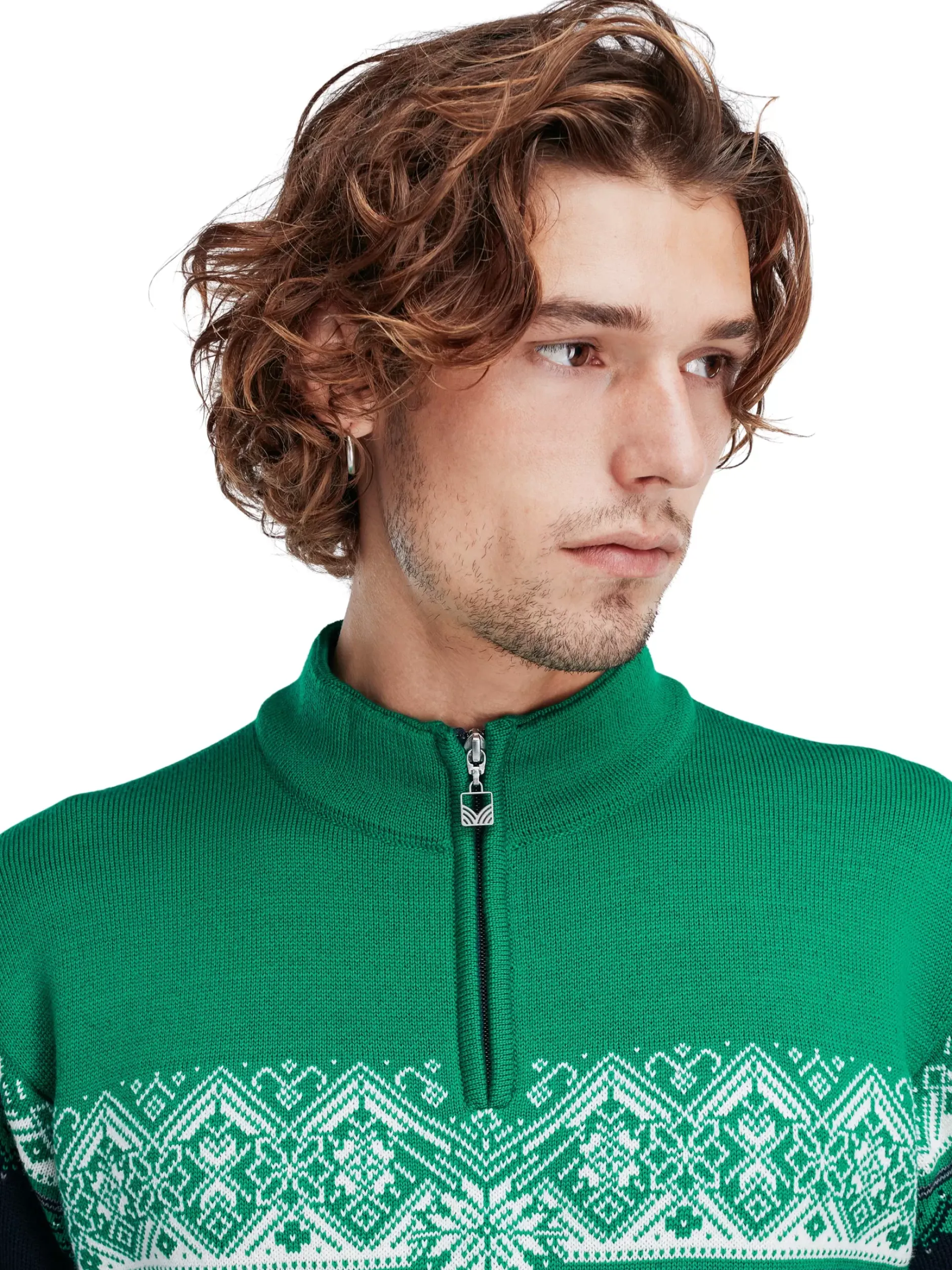 New Dale of Norway Moritz Ullgenser Mork Bla / Lys Gronn