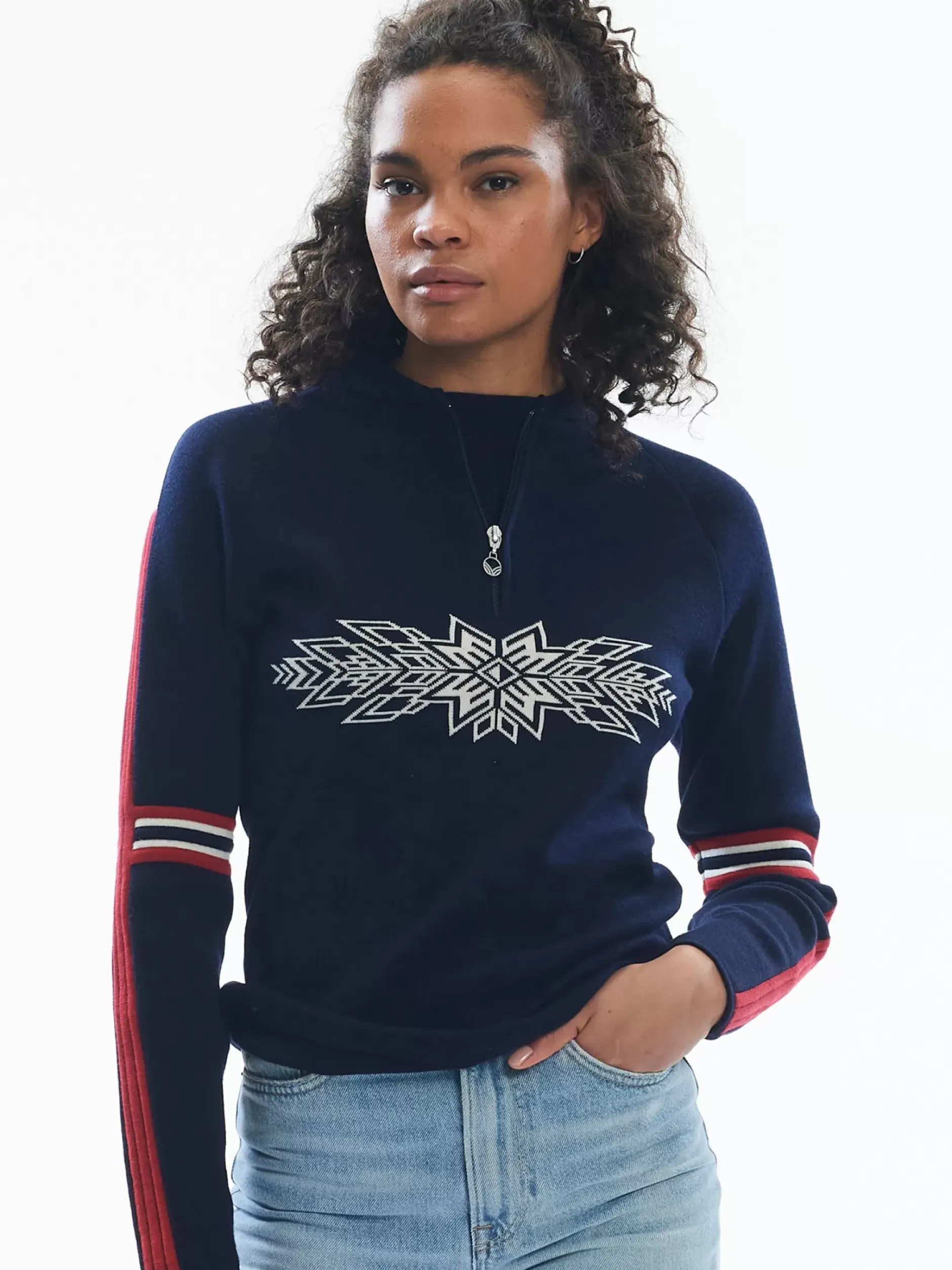 Store Dale of Norway Ol Spirit Ullgenser Navy
