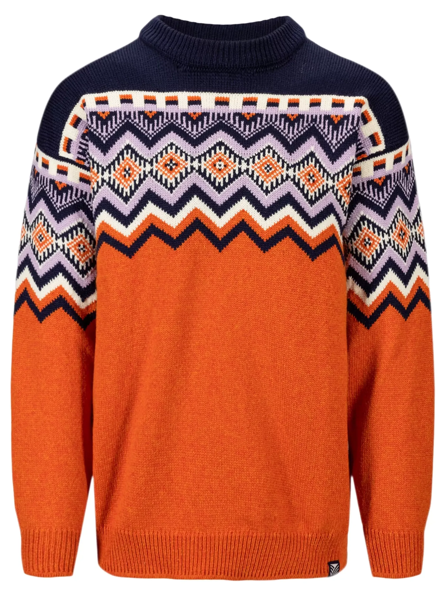 Cheap Dale of Norway Randaberg Ullgenser Herre - Merino Orange Mork Bla