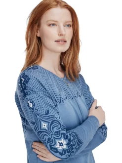 Hot Dale of Norway Rosendal Damejakke Mellom-Bla / Indigo