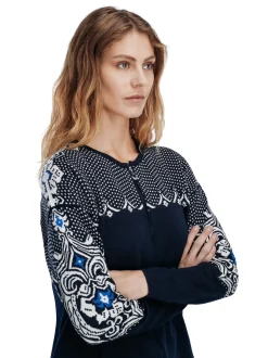 Sale Dale of Norway Rosendal Damejakke Mork Bla