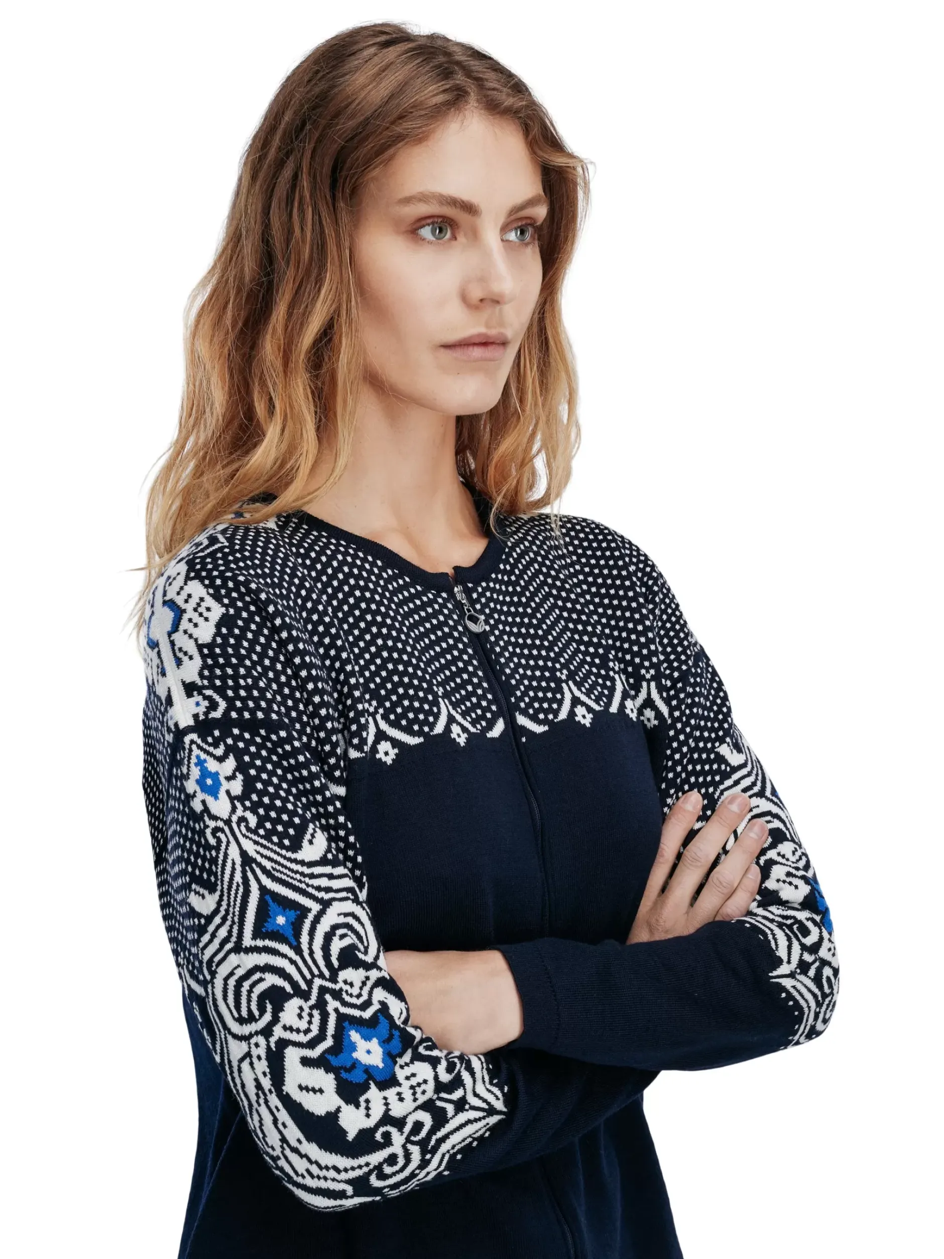 Sale Dale of Norway Rosendal Damejakke Mork Bla