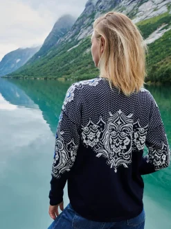 Sale Dale of Norway Rosendal Damejakke Mork Bla
