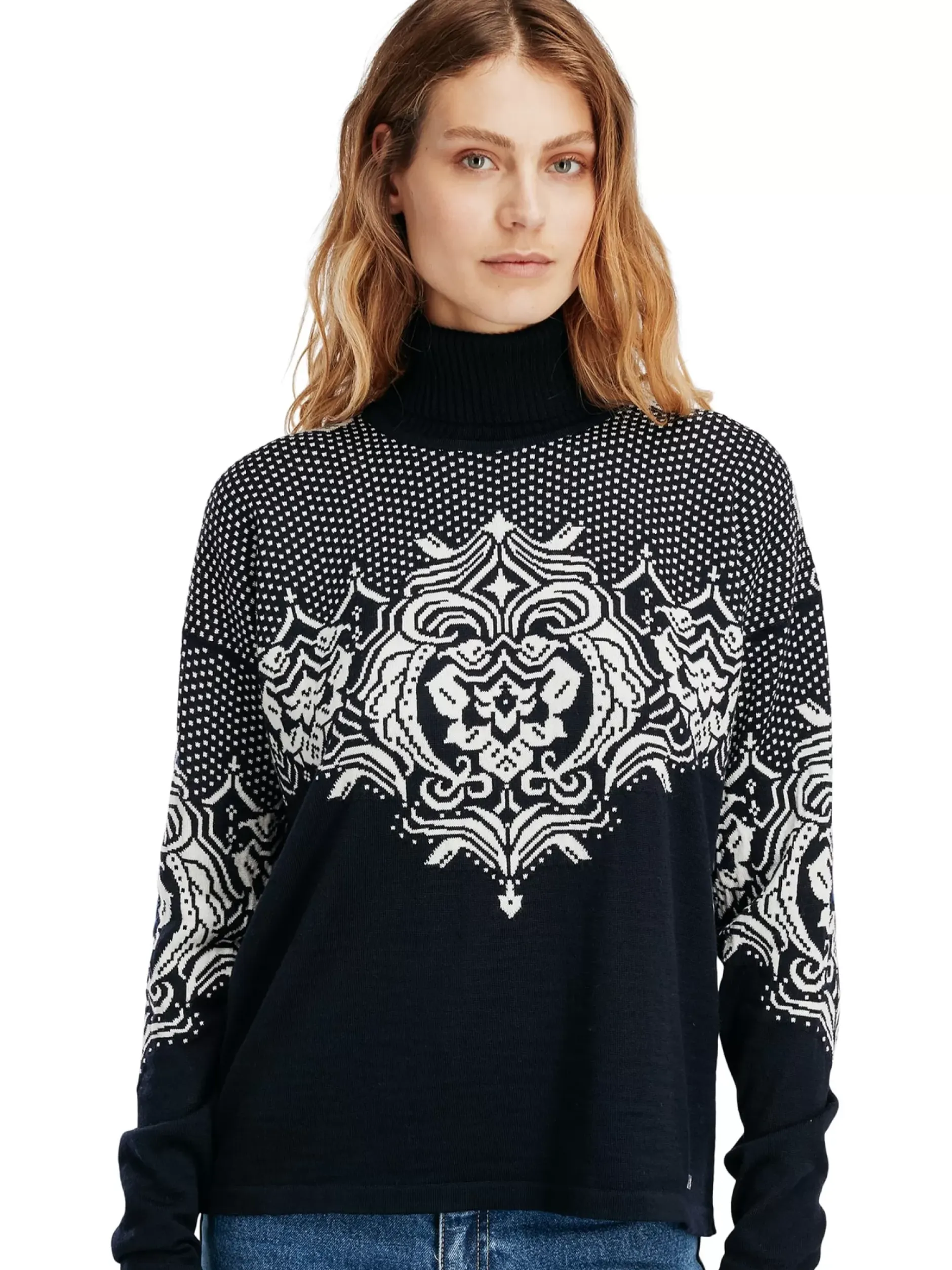 Flash Sale Dale of Norway Rosendal Ullgenser Dame Mork Bla
