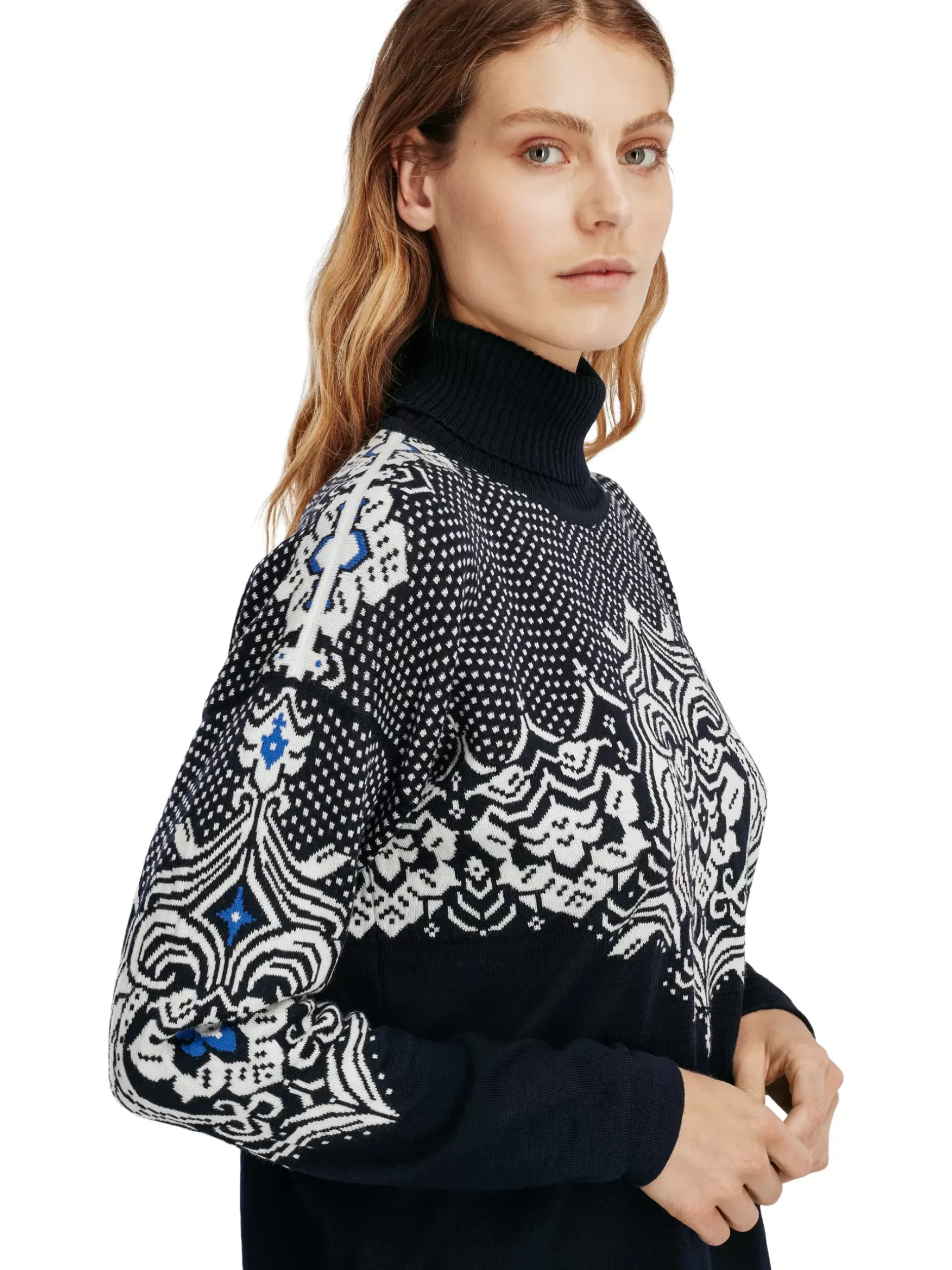 Flash Sale Dale of Norway Rosendal Ullgenser Dame Mork Bla