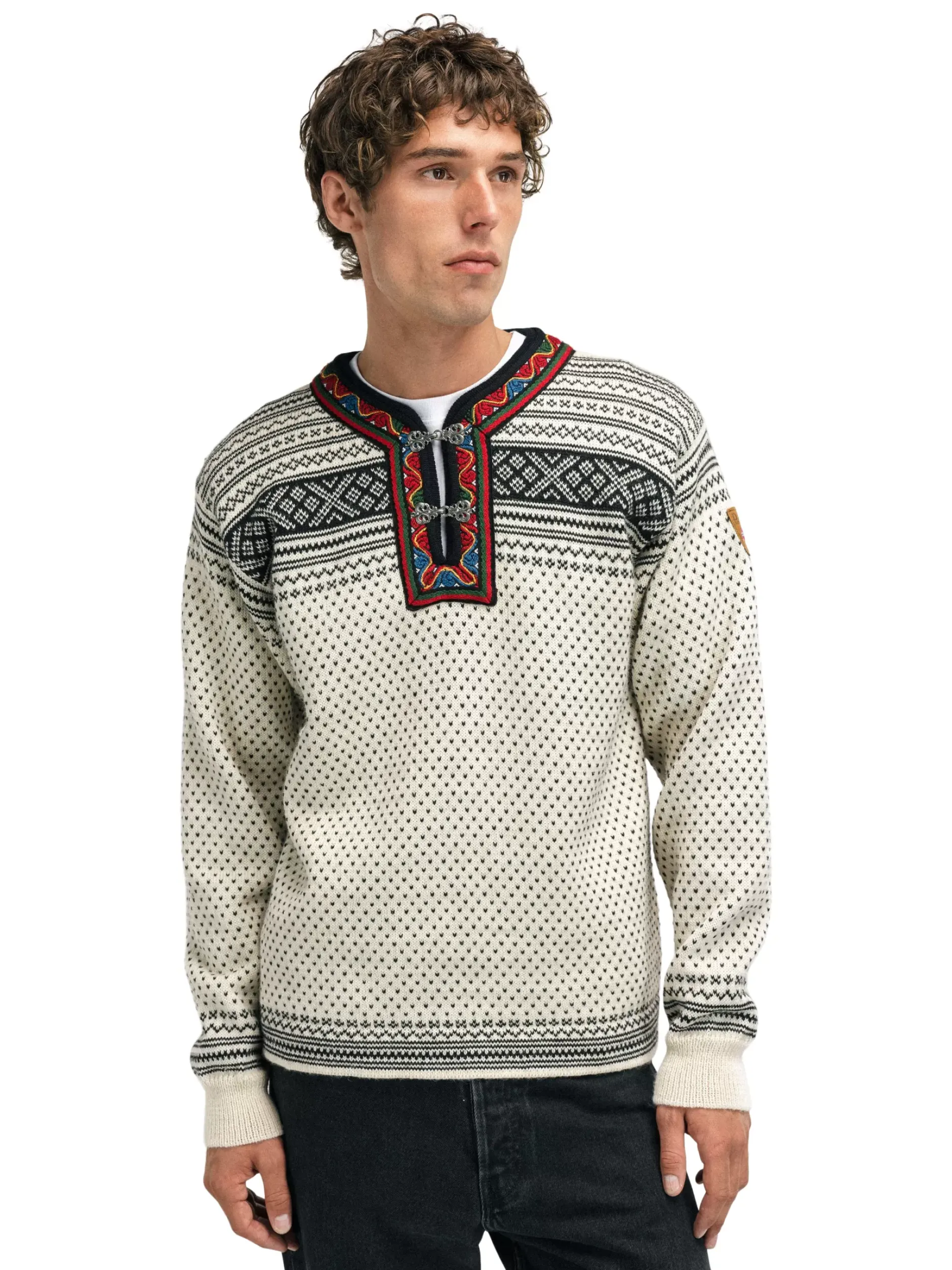Best Dale of Norway Setesdal Genser Unisex - Norsk Ull Offwhite