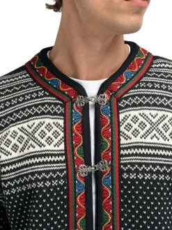 Store Dale of Norway Setesdal Lusekofte - Norsk Ull Sort