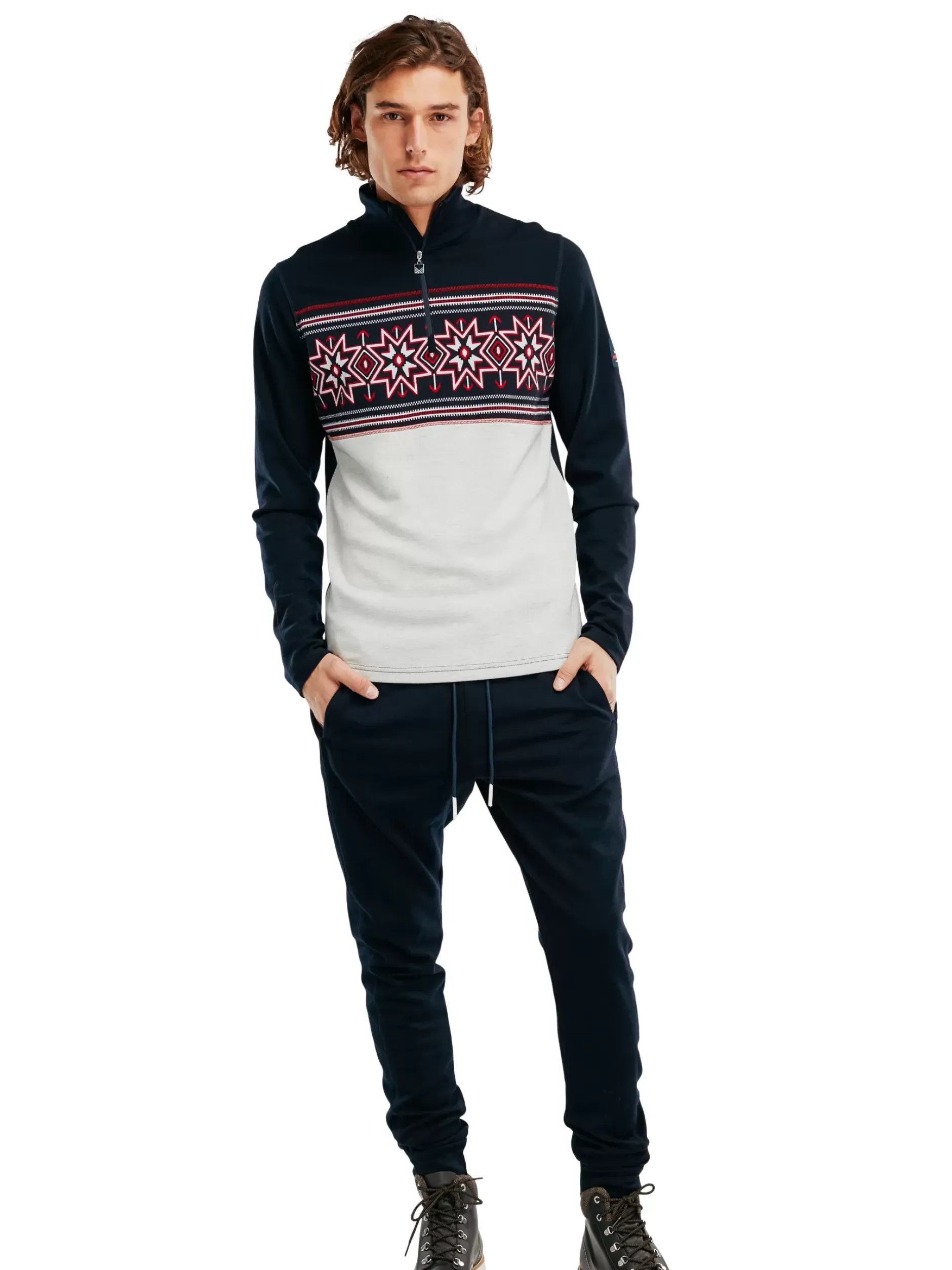 Sale Dale of Norway Tindefjell Basic Merino Ullbukser Herre Morkbla