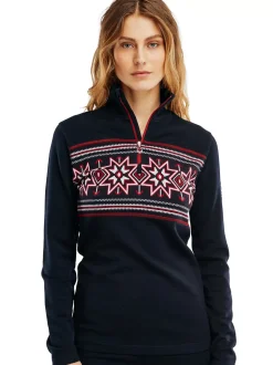 Store Dale of Norway Tindefjell Basic Merino Ullgenser Dame Mork Bla