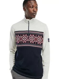 Best Sale Dale of Norway Tindefjell Basic Merino Ullgenser Herre Hvit