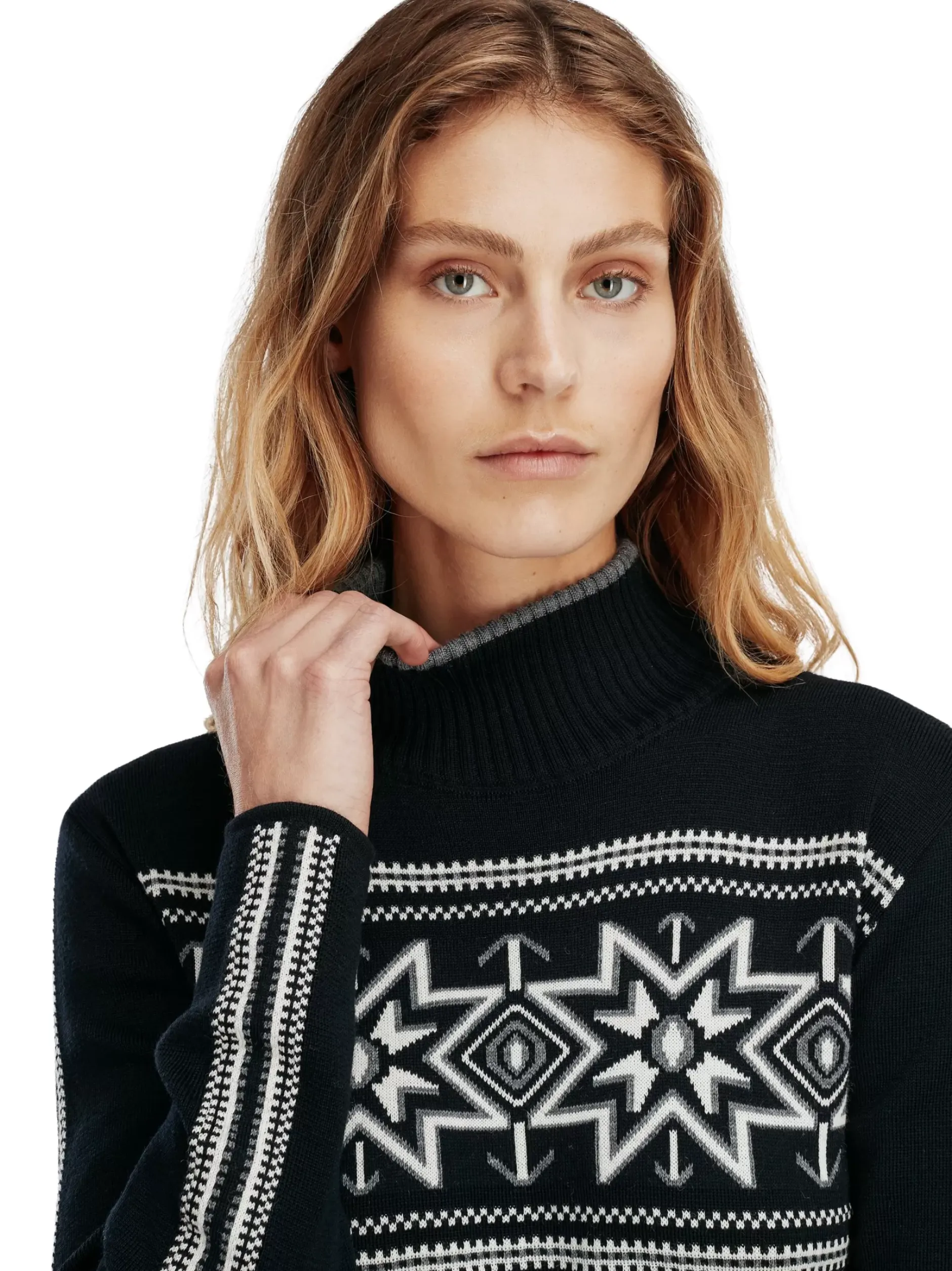 Shop Dale of Norway Tindefjell Ullgenser Dame - Merino Sort