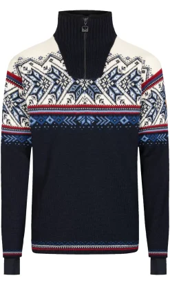 Sale Dale of Norway Vail Ullgenser - Vindstopper Marinebla