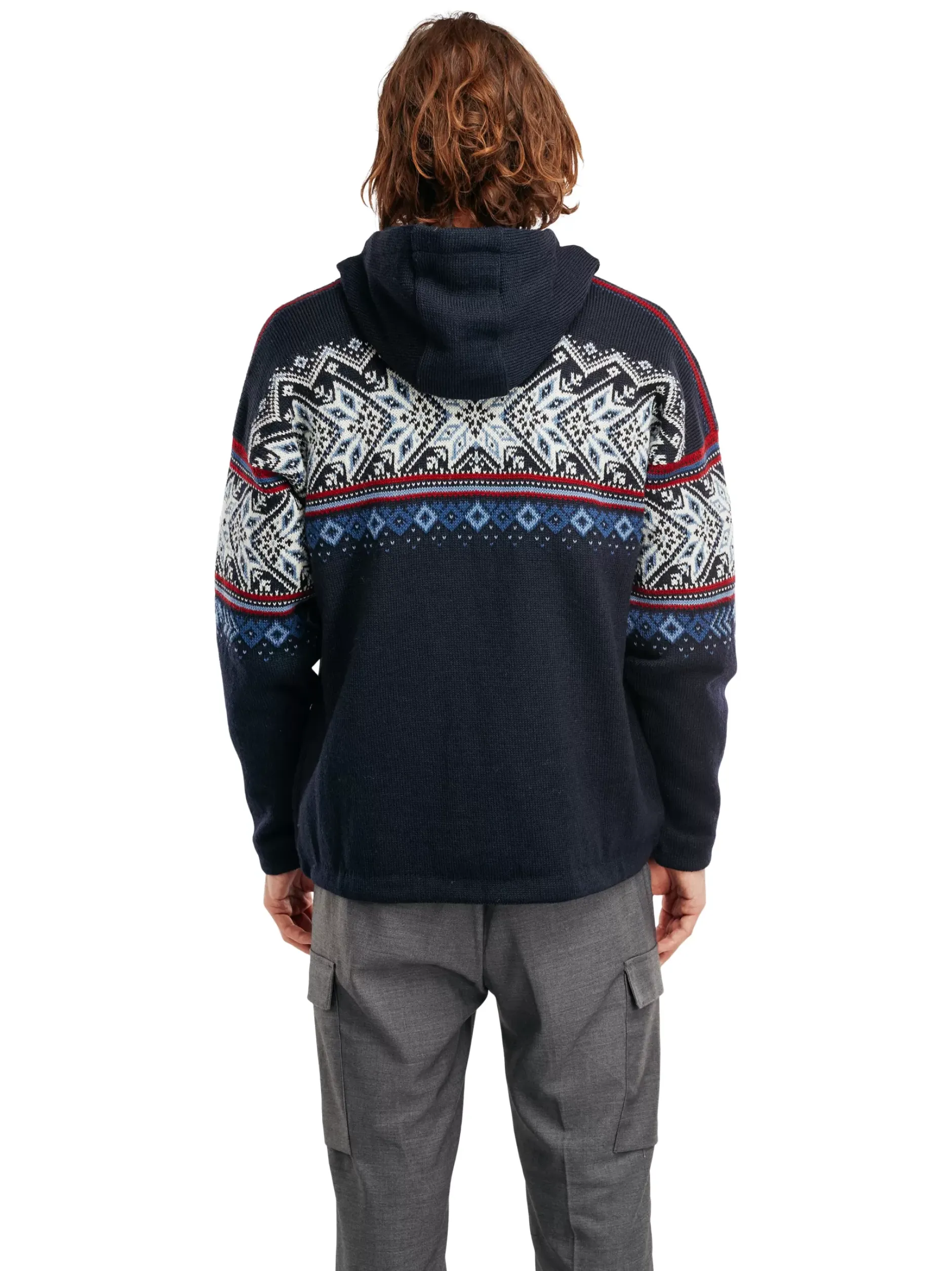 Hot Dale of Norway Vail Weatherproof Hoodie Norsk Ull Herre Mork Bla