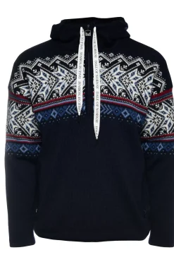 Hot Dale of Norway Vail Weatherproof Hoodie Norsk Ull Herre Mork Bla