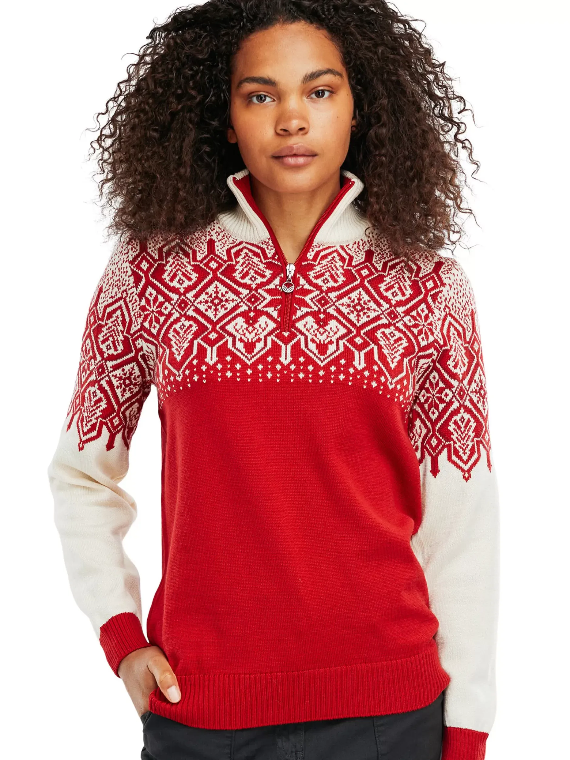 Sale Dale of Norway Winterland Merino Ullgenser Dame Rod