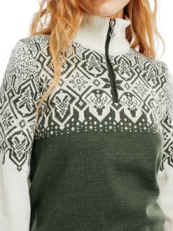 Outlet Dale of Norway Winterland Merino Ullgenser Dame Mork Gronn