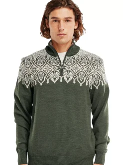 Hot Dale of Norway Winterland Merino Ullgenser Herre Mork Gronn